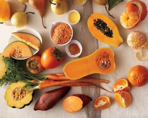 comida color naranja